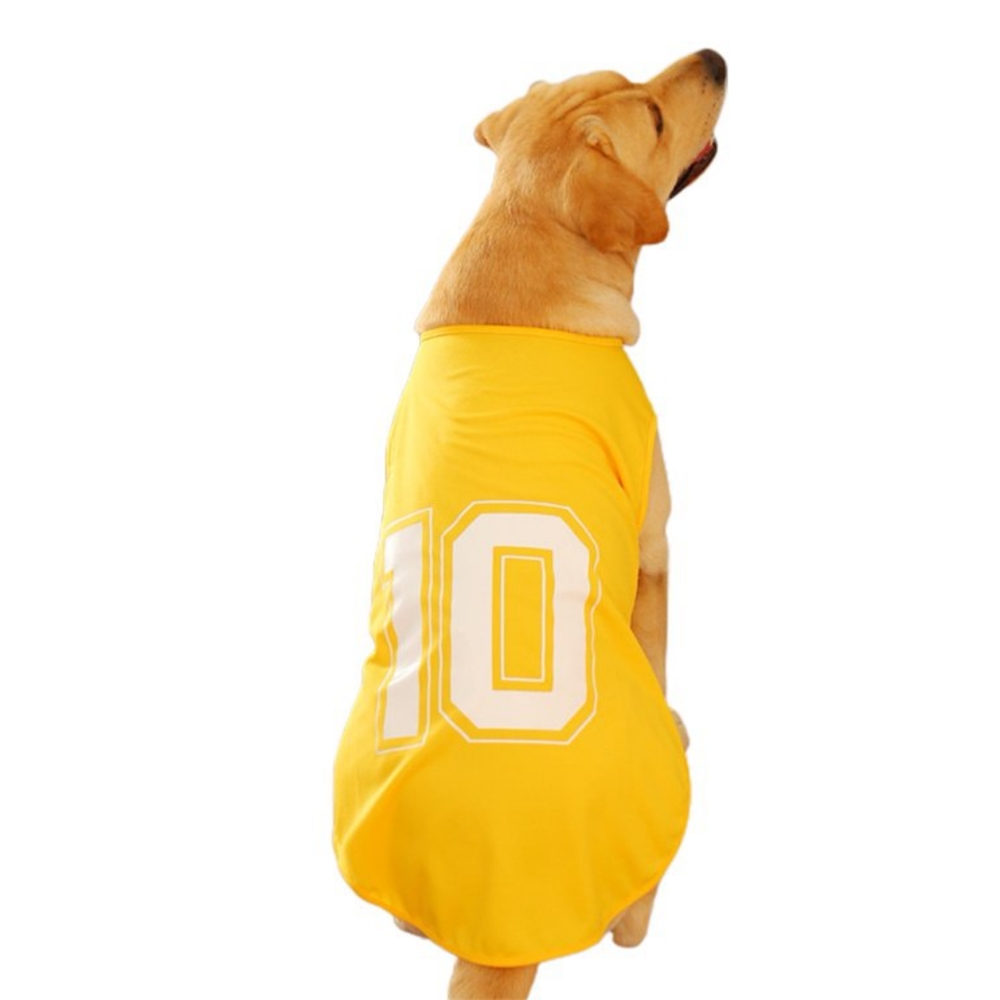 Stylish Football Dog Sleeveless Jersey Super Soft for Outdoor Non-shrink
